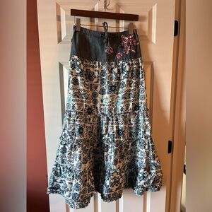Oilily delft print skirt